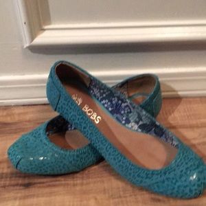 Bobs teal flats 8.5